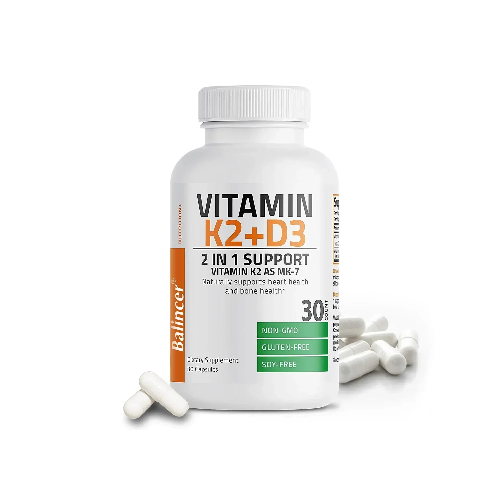 Vitamin D3 + K2 (MK7) (Highly Recommended)