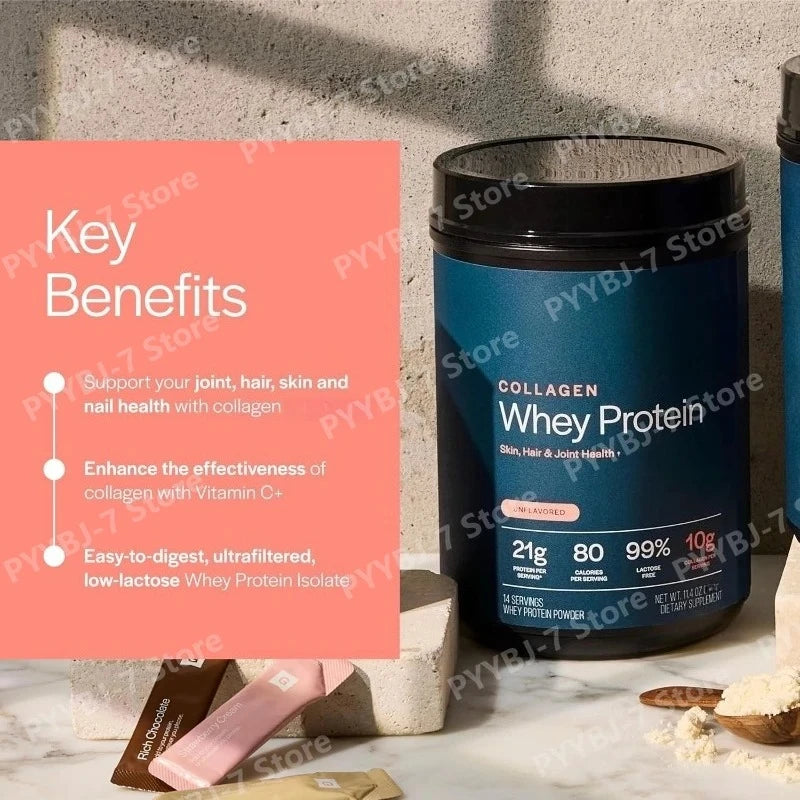 Whey Protein Powder & Grass-Fed Collagen (Daily Nutrition Support)