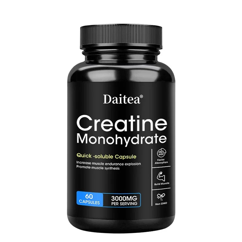 Creatine Monohydrate: Quick Soluble Capsule