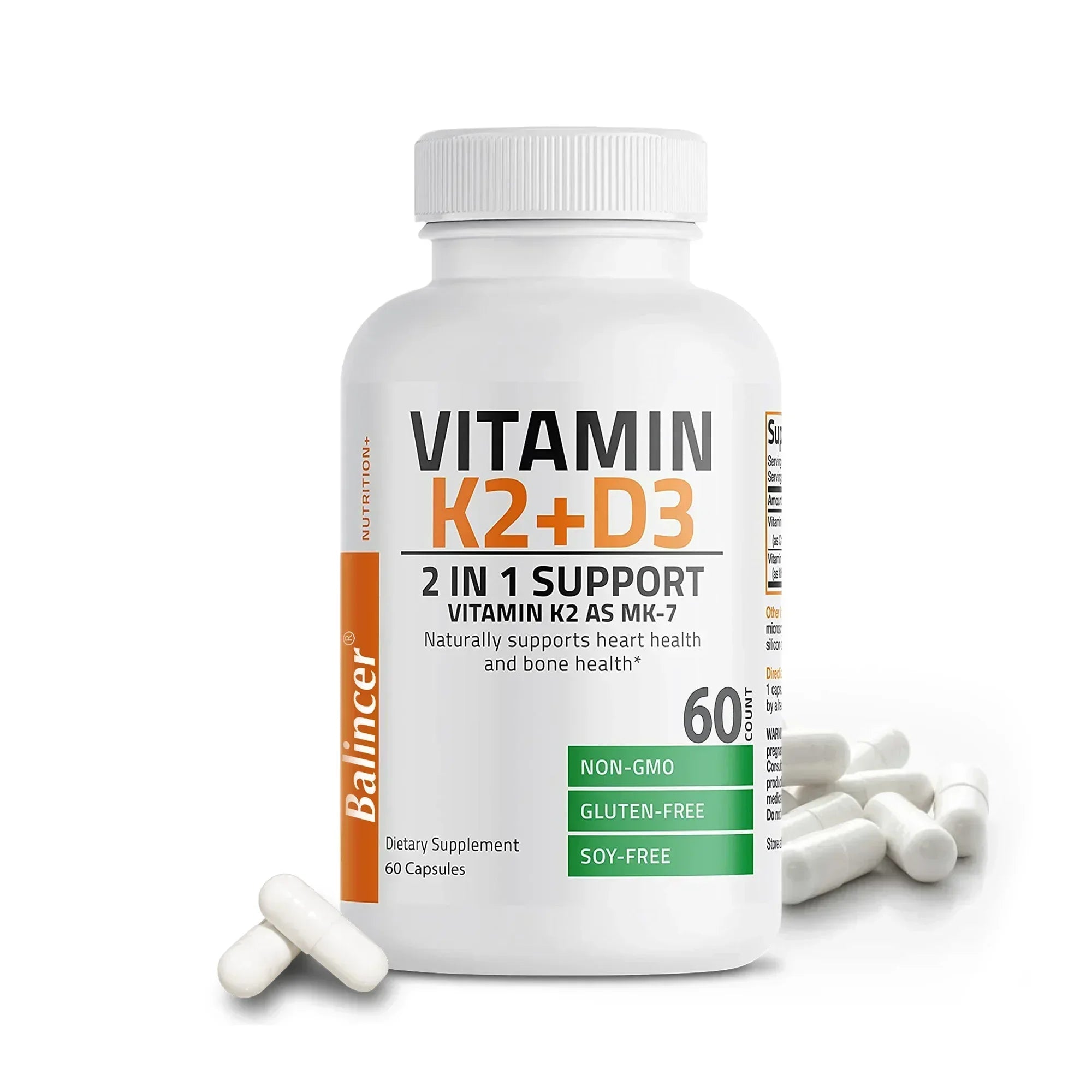 Vitamin D3 + K2 (MK7) (Highly Recommended)