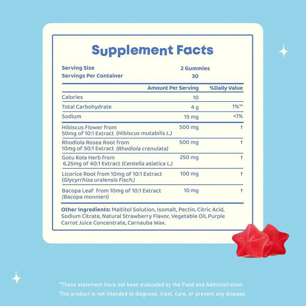 Mood Snacks Gummies for Children - Genius Kids Focus Vitamin Gummies