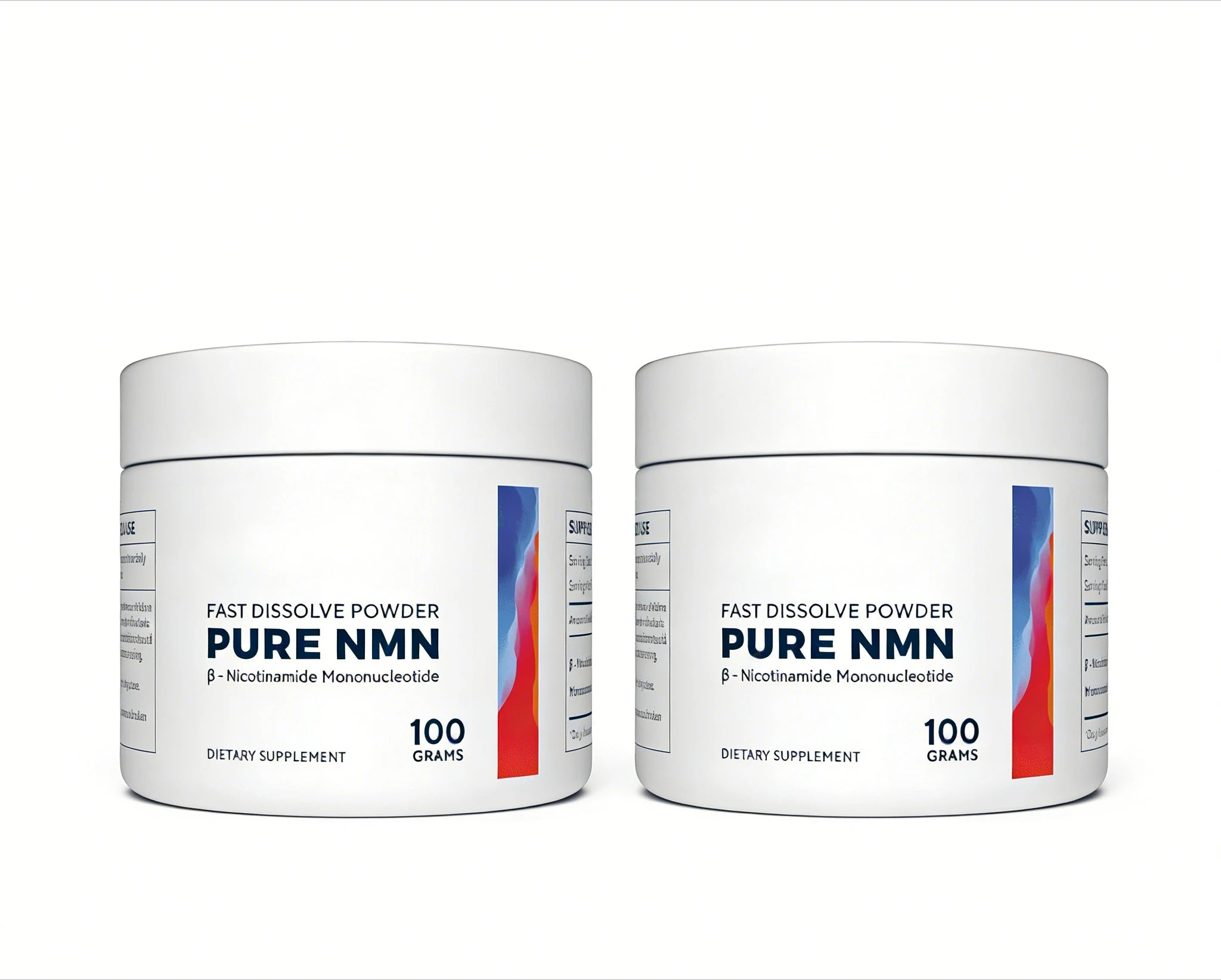 NMN 100g Powder: Pure β-Nicotinamide Powder (Supports Fast Dissolve, Vegan NAD+ Levels & Cellular Energy)