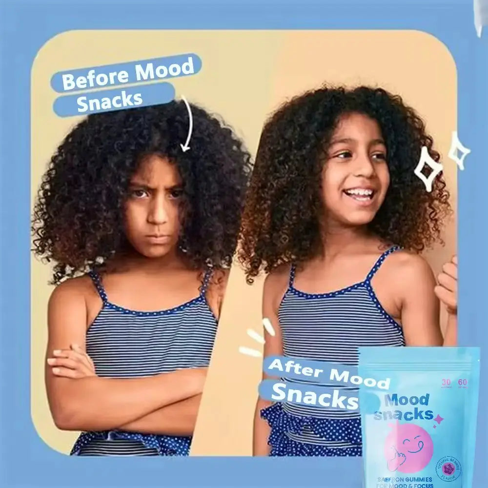 Mood Snacks Gummies for Children - Genius Kids Focus Vitamin Gummies