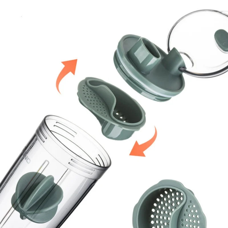 400ML Shaker Bottle with Ball (BPA Free)