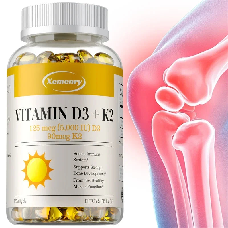 Vitamin D3 + K2 Capsules (beginner dosage)