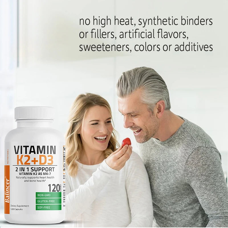 Vitamin D3 + K2 (MK7) (Highly Recommended)