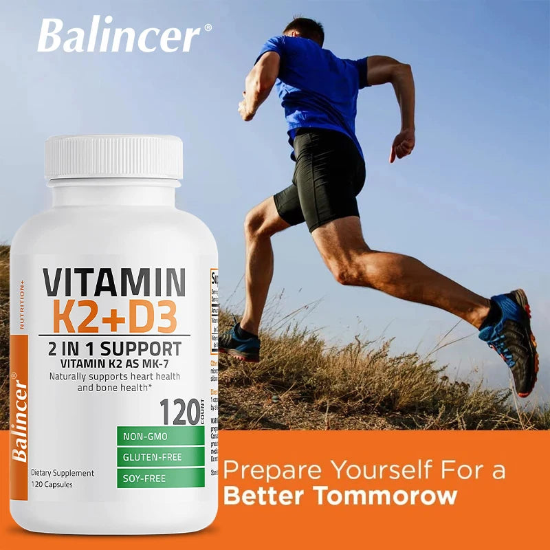 Vitamin D3 + K2 (MK7) (Highly Recommended)