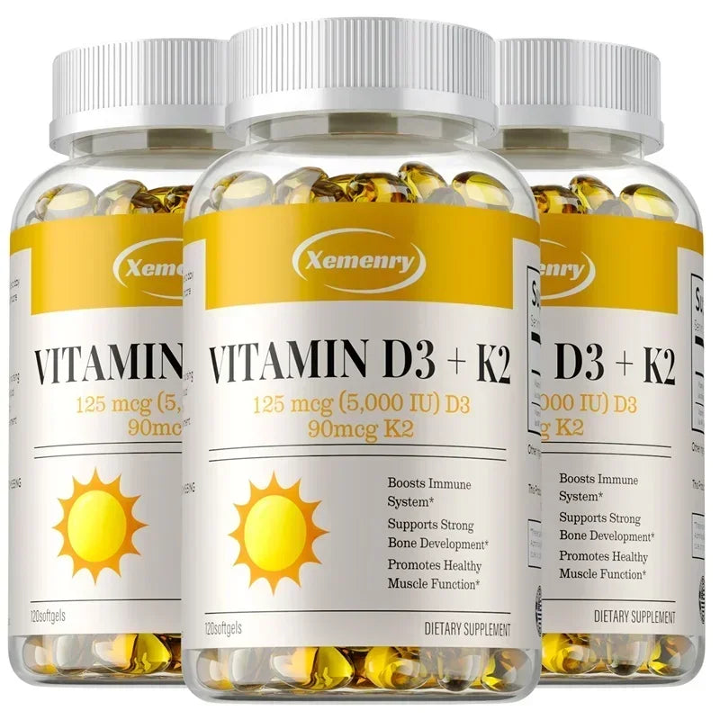 Vitamin D3 + K2 Capsules (beginner dosage)