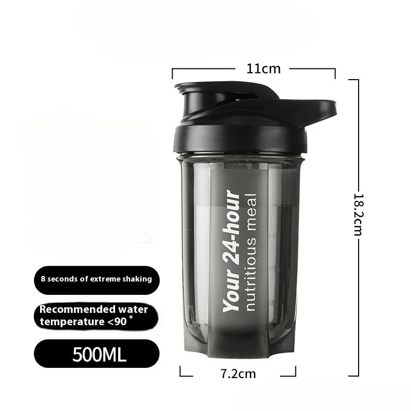 1PC 500ml Protein Powder Shaker