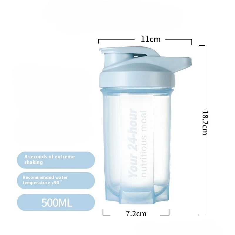 1PC 500ml Protein Powder Shaker