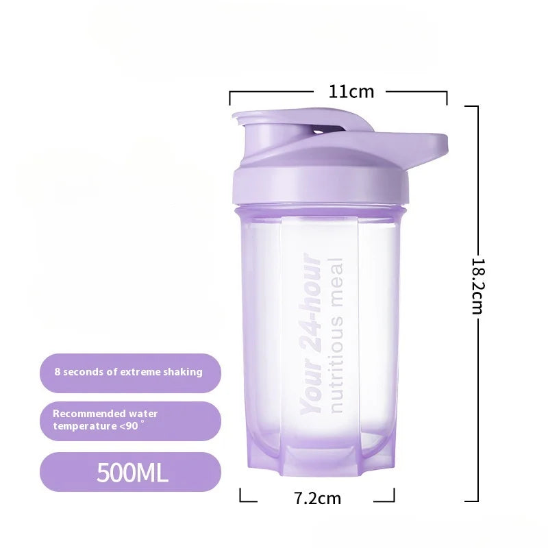 1PC 500ml Protein Powder Shaker