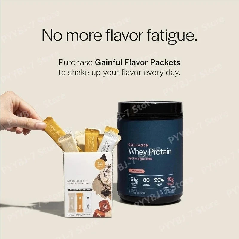Whey Protein Powder & Grass-Fed Collagen (Daily Nutrition Support)
