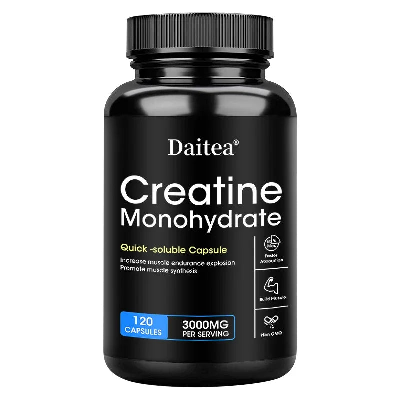 Creatine Monohydrate: Quick Soluble Capsule