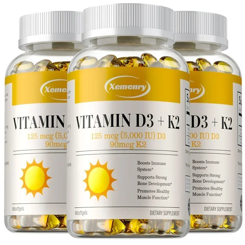 Vitamin D3 + K2 Capsules (beginner dosage)