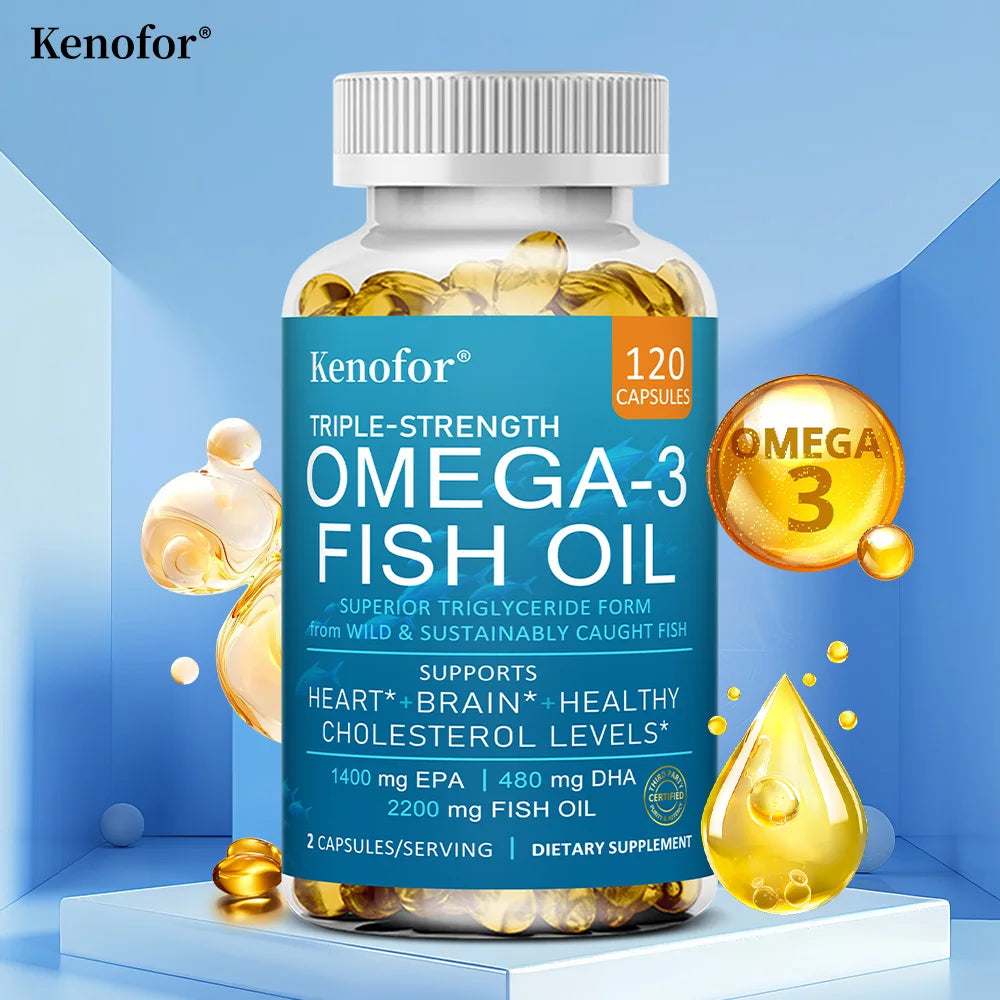 Omega 3 Fish Oil: 220mg Fish Oil (Medium Dosage)