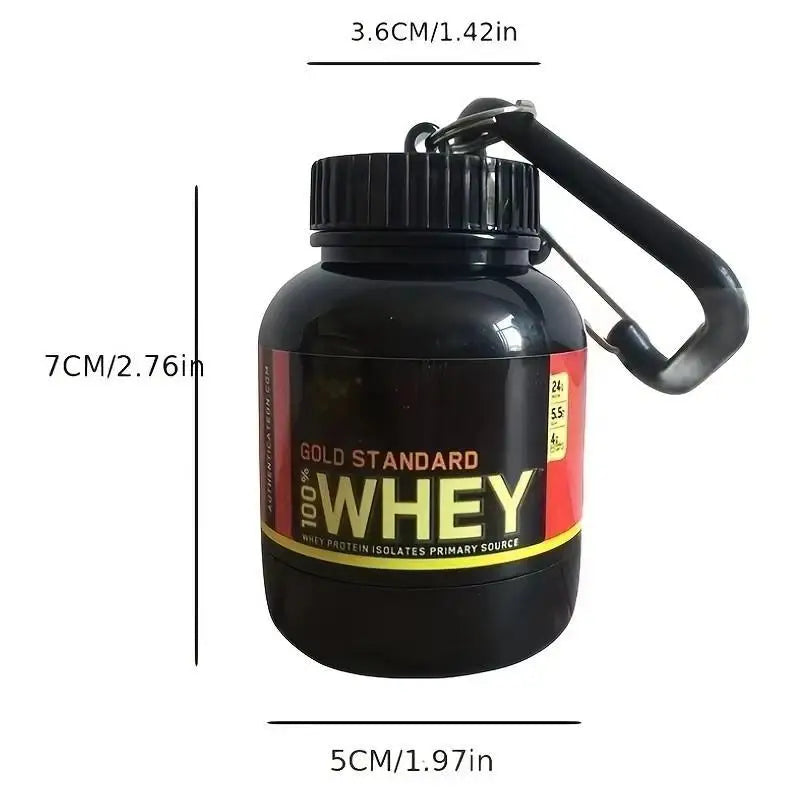 100ML Outdoor Sport Mini Portable Protein Container