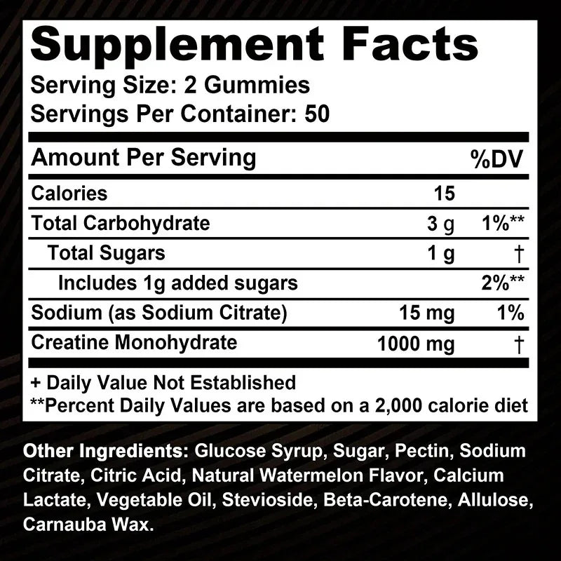 Creatine Monohydrate Gummies
