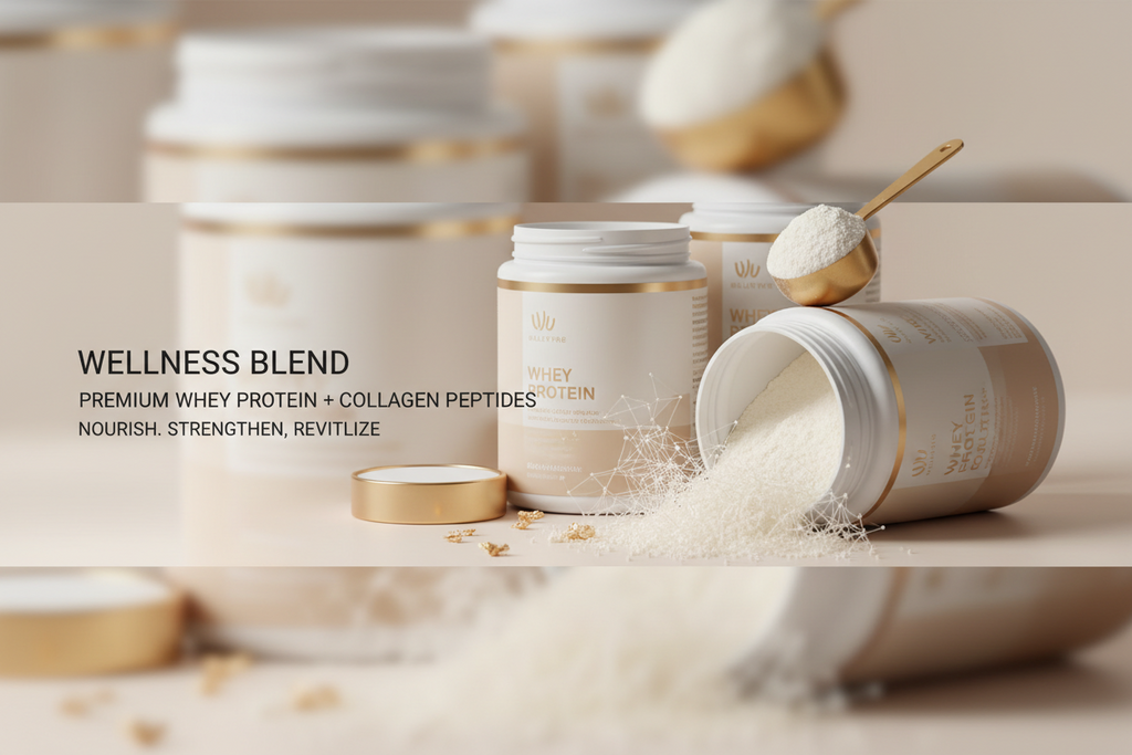 Whey Protein Powder & Grass-Fed Collagen (Daily Nutrition Support)