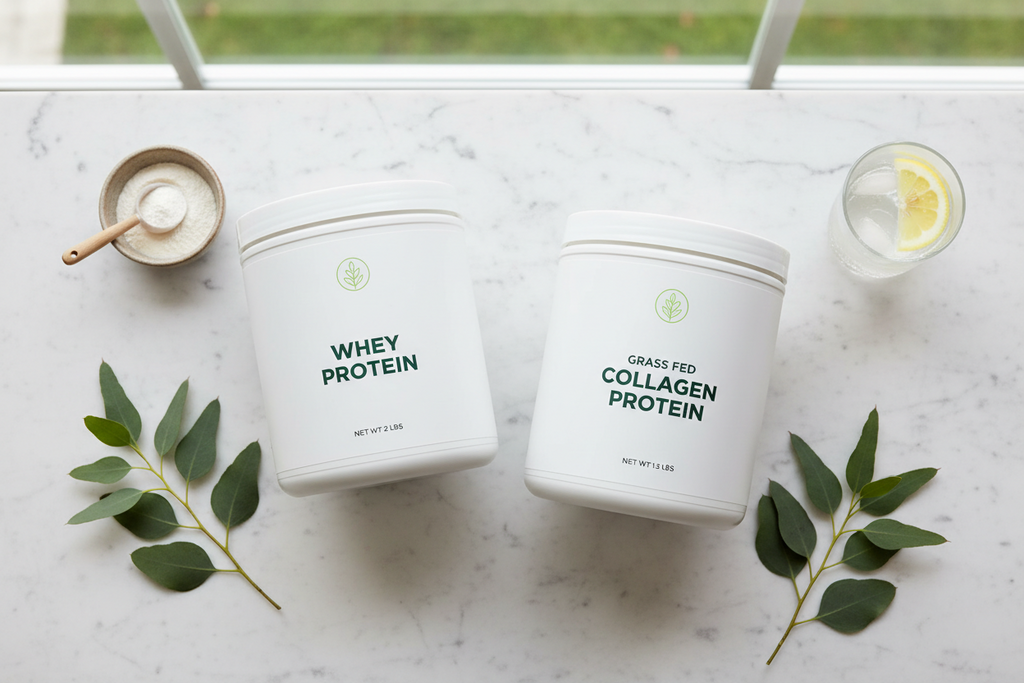 Whey Protein Powder & Grass-Fed Collagen (Daily Nutrition Support)